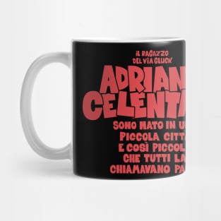 Adriano Celentano - il ragazzo del via gluck Mug